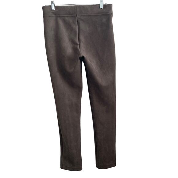 Andrew Marc Pants Womens Small Faux Suede Gray - Picture 2 of 11